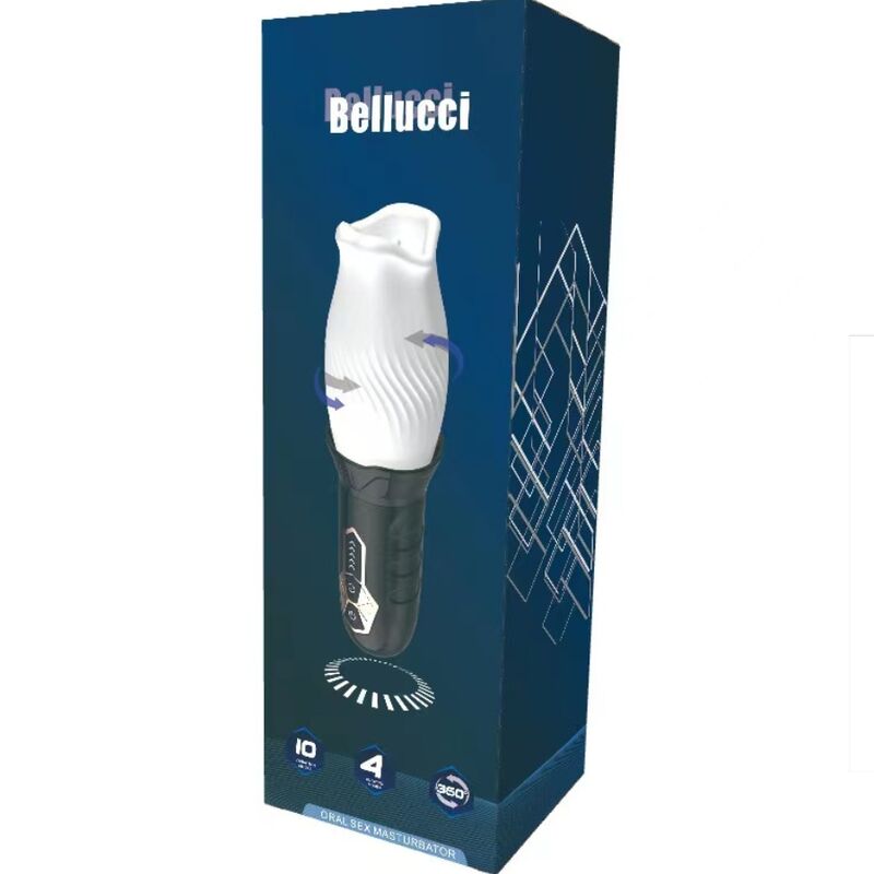 ARMONY - BELUCCI MASTURBATEUR ORAL VIBRATEUR BLANC