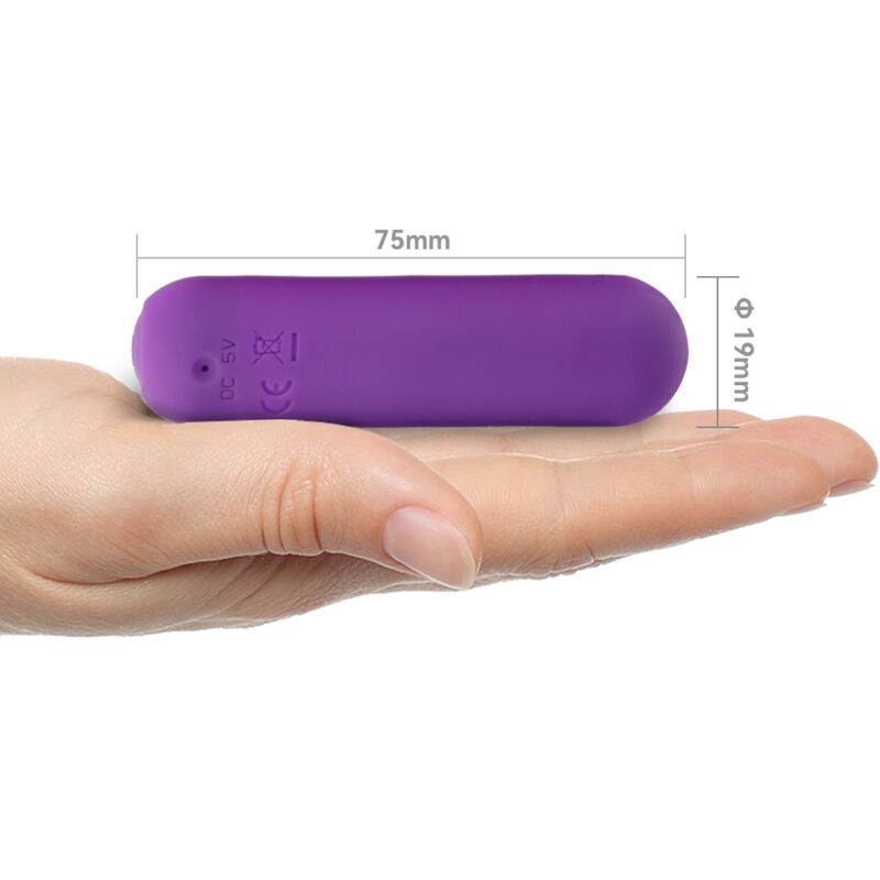 ARMONY - SPLASH JOIE VIBRADOR BALA SILICONA CONTROL REMOTO 10 VIBRACIONES 75 X 19 CM MORADO