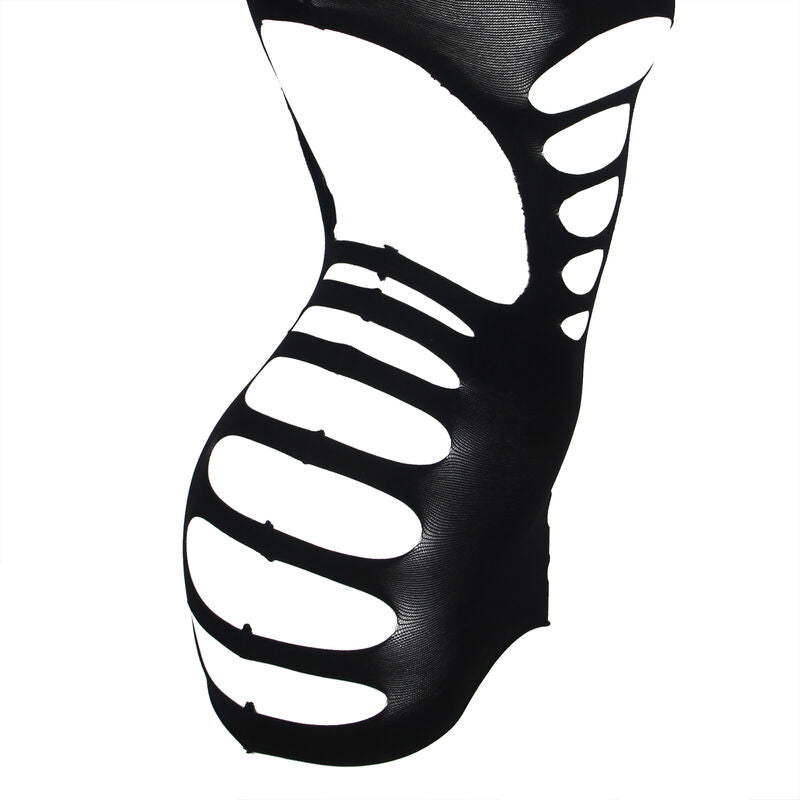SUBBLIME - 952266 ROBE RÉSEILLE ÉLASTIQUE À MANCHES LONGUES NOIRE TAILLE UNIQUE