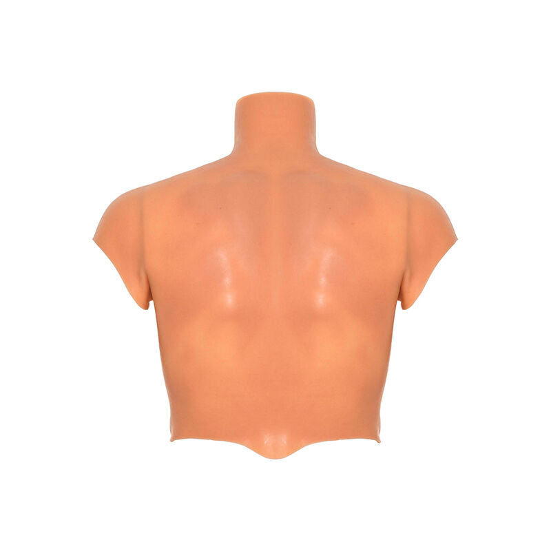 DÉSIR CACHÉ - T-SHIRT TORSE HOMME EN SILICONE ALTER EGO AVEC CHAIR ABS