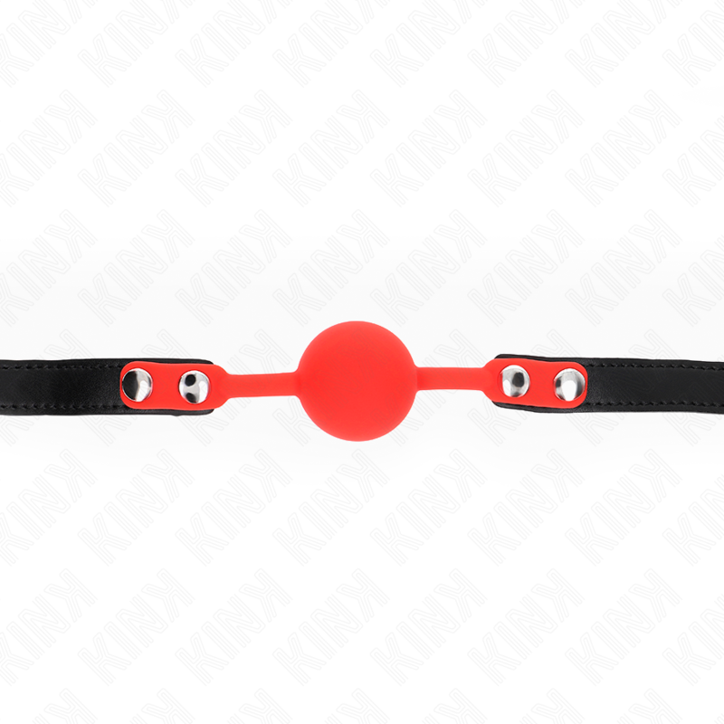 KINK - BÂILLON À BOULE EN SILICONE 4 CM AVEC VERROUILLAGE 60 x 2 CM