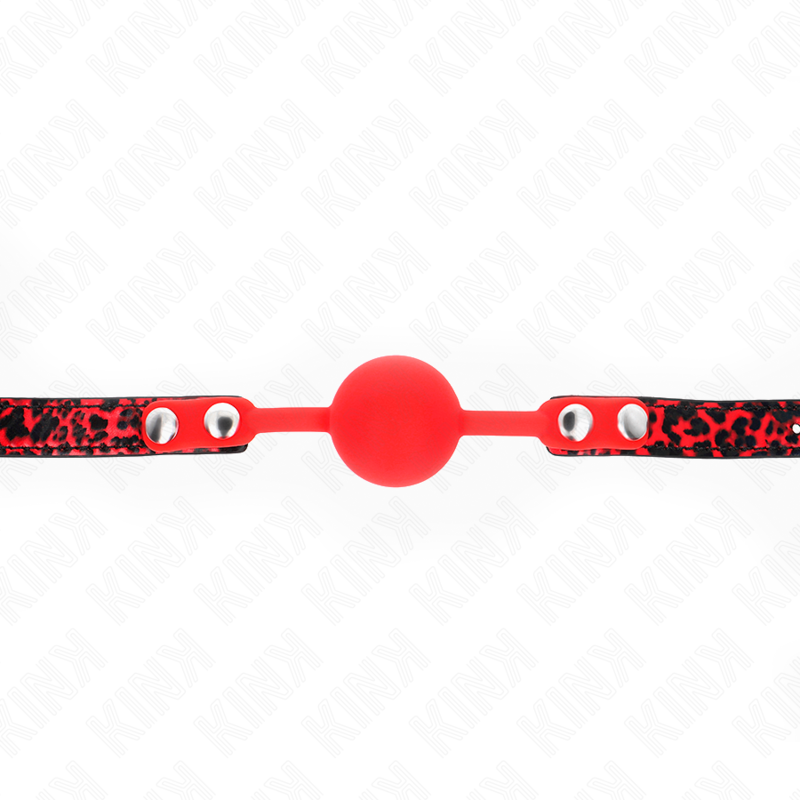 KINK - BÂILLON À BOULE EN SILICONE 4 CM MODÈLE 2 60 x 2 CM