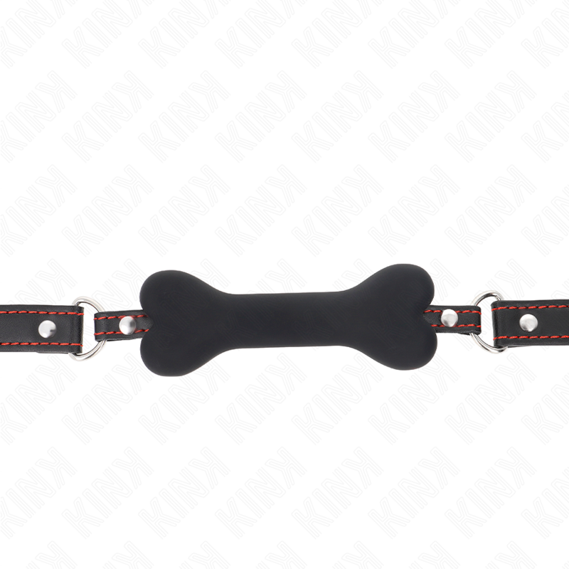 KINK - BÂILLON OS NOIR 12 CM 63 x 2 CM
