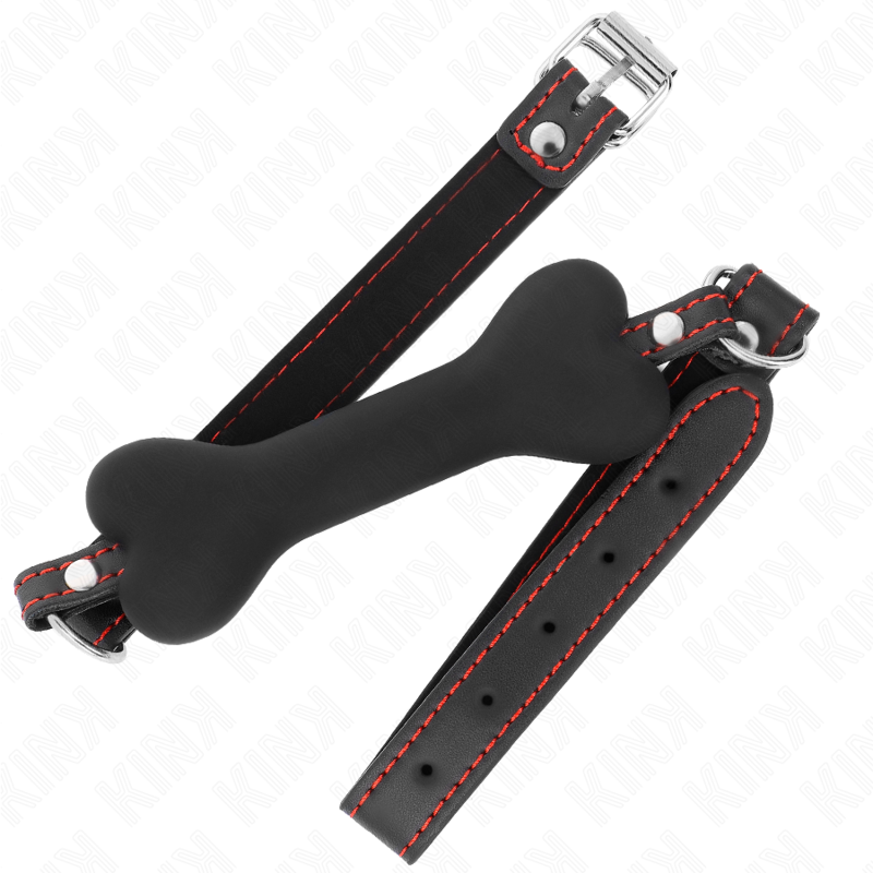 KINK - BÂILLON OS NOIR 12 CM 63 x 2 CM