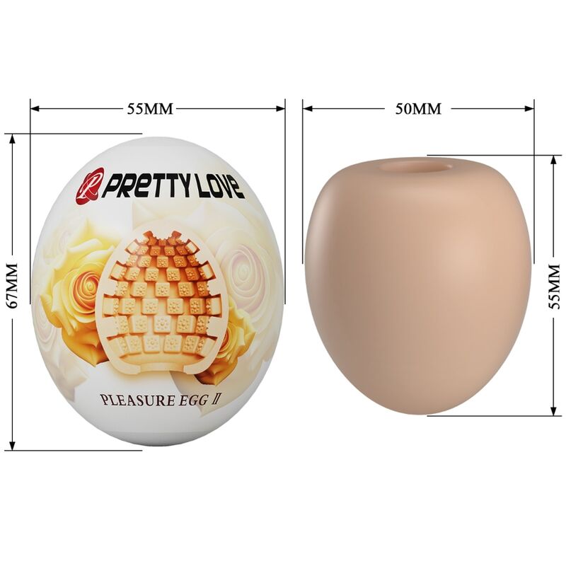 PRETTY LOVE - MASTURBATEUR MASCULIN CHAIR D'ŒUF