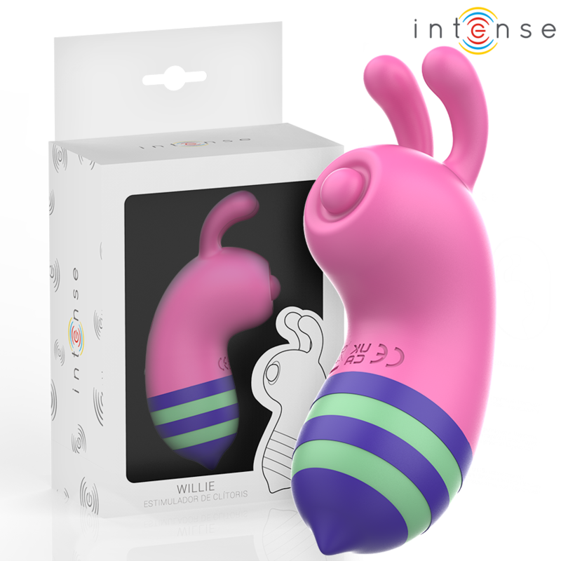 INTENSE - STIMULATEUR WILLIE ABEILLE ROSE/VERT