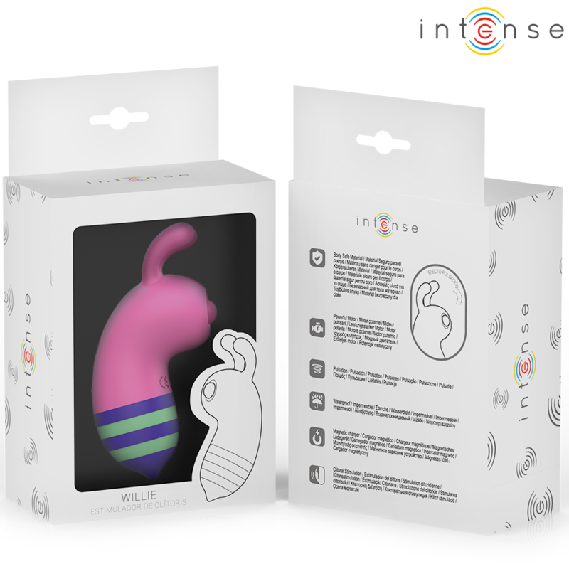 INTENSE - STIMULATEUR WILLIE ABEILLE ROSE/VERT