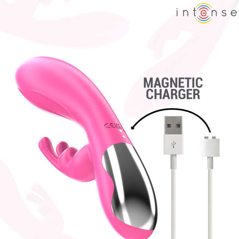 INTENSE - VIBRATEUR RANDALL RABBIT 10 VIBRATIONS ROSE