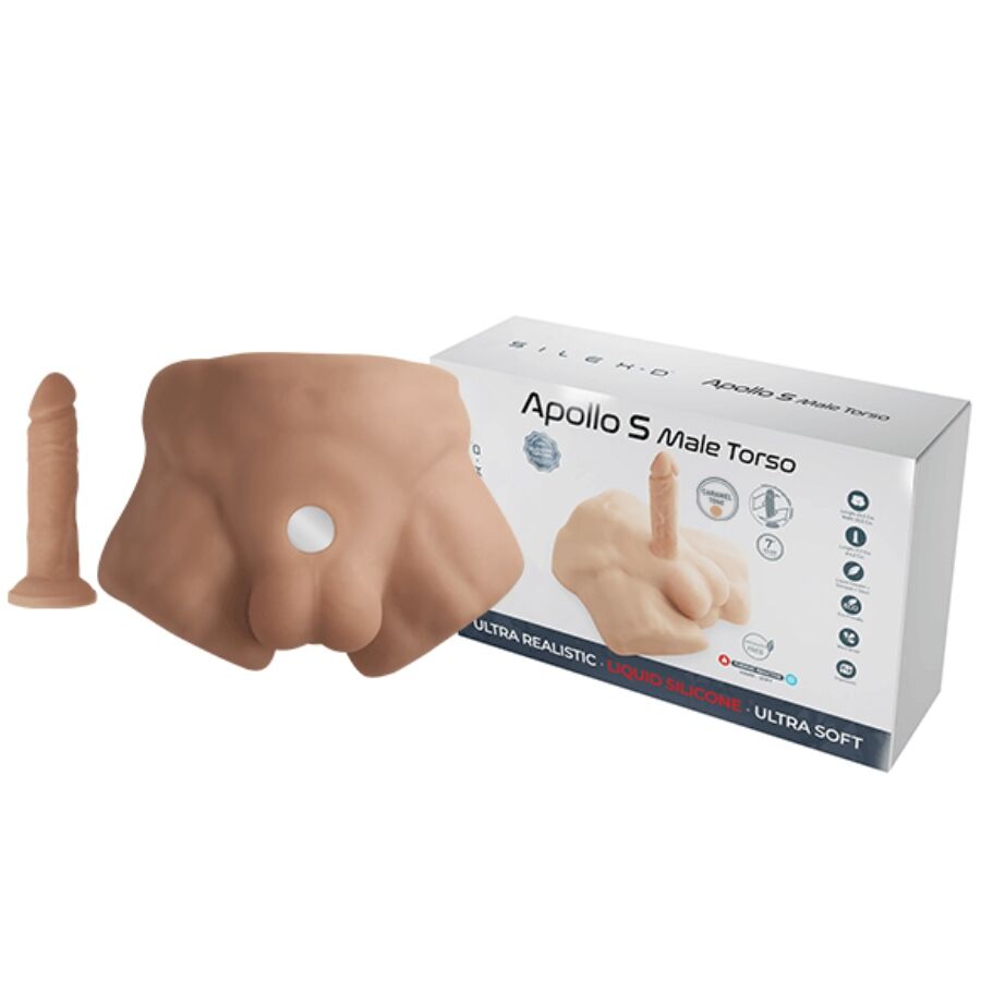 SILEXD - APOLLO S REALISTIC HALF MALE TORSO CARAMEL