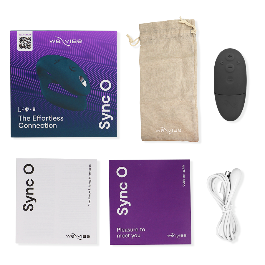 WE-VIBE - SYNC O FLEXIBLE VIBRATOR REMOTE CONTROL DARK GREEN