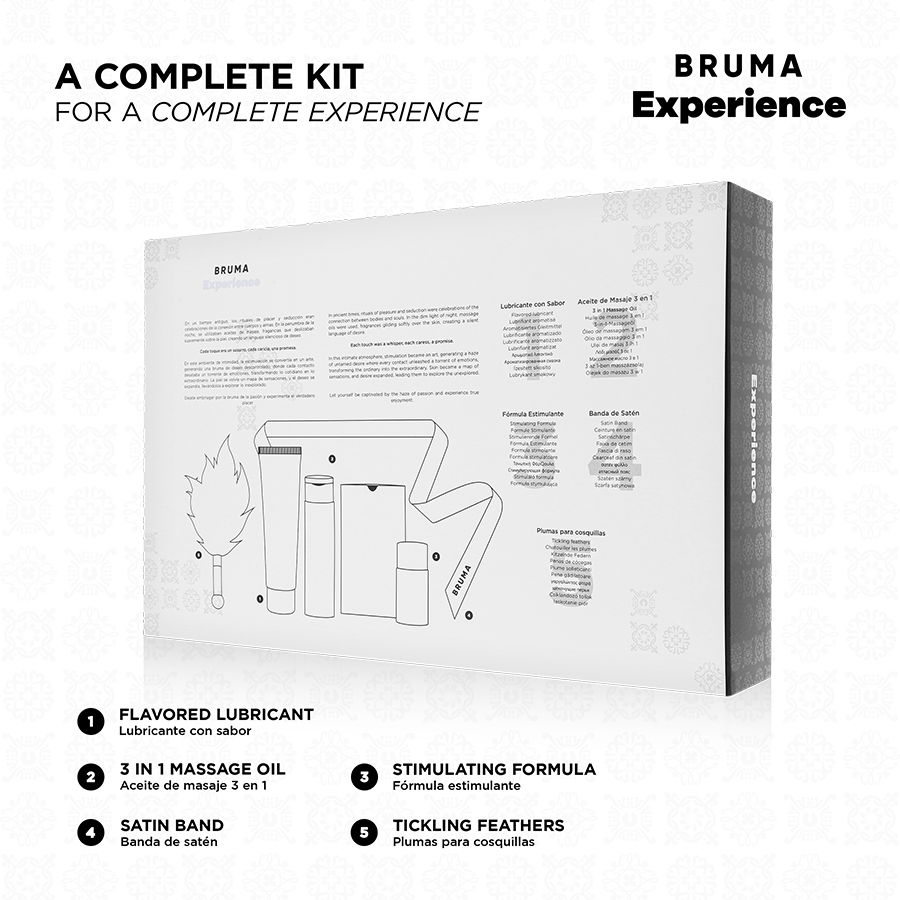 BRUMA XPERIENCE - SWEET AMERICAN TART TEMPTATION KIT WITH ORGASM ENHANCER