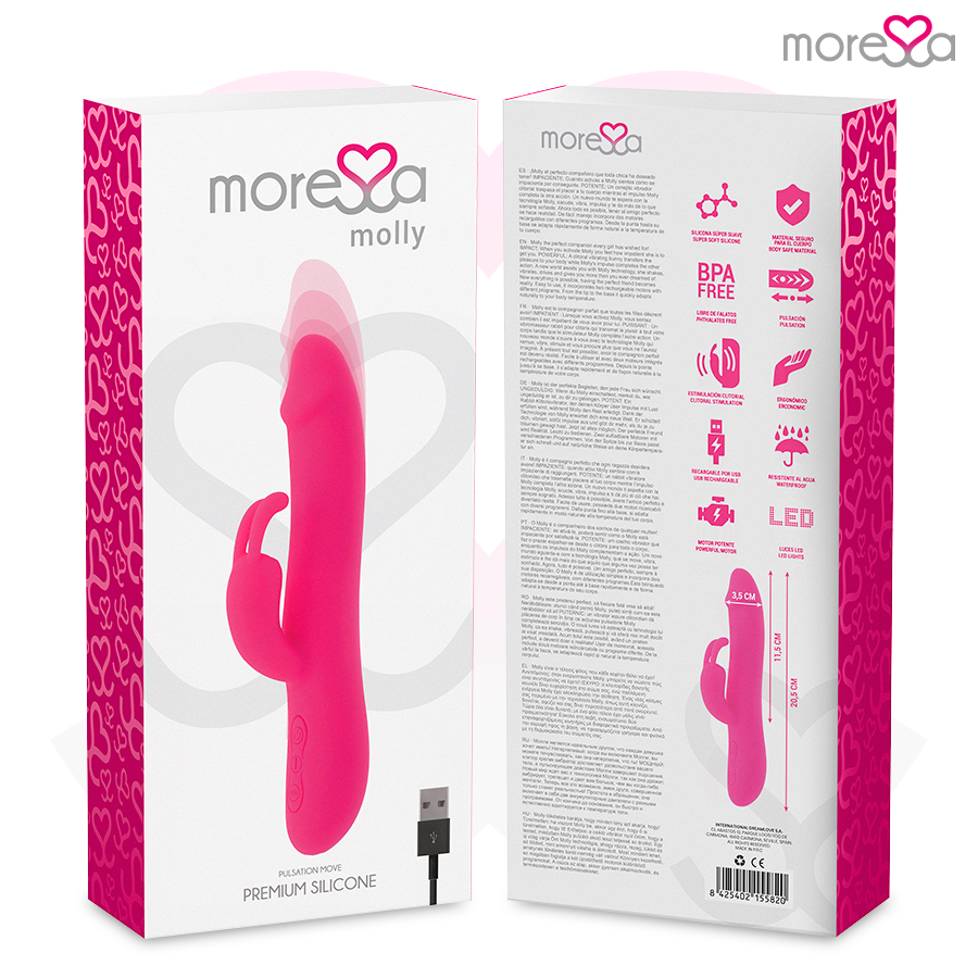 MORESSA - MOLLY PREMIUM SILICONA RECARGABLE