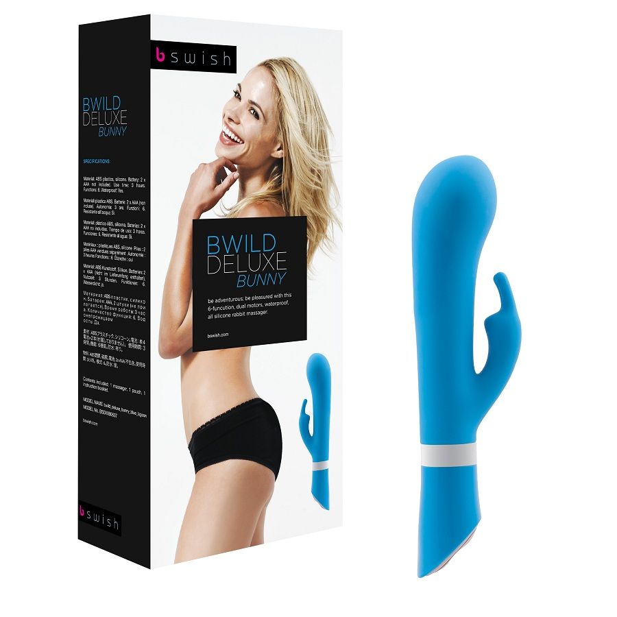 B SWISH - VIBRADOR CONEJO BWILD DELUXE JADE 