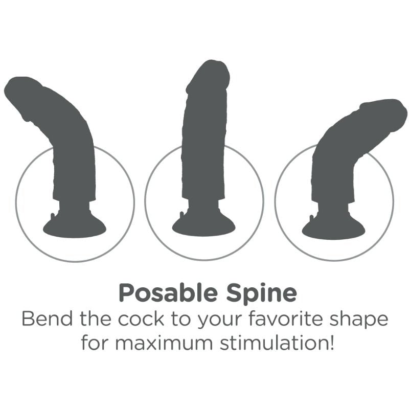 KING COCK - 15,24 CM PÉNIS VIBRANT CHAIR