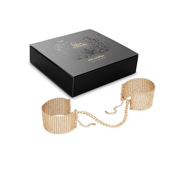 BIJOUX - ESPOSAS DE MALLA METÁLICA DÉSIR MÉTALLIQUE DORADO
