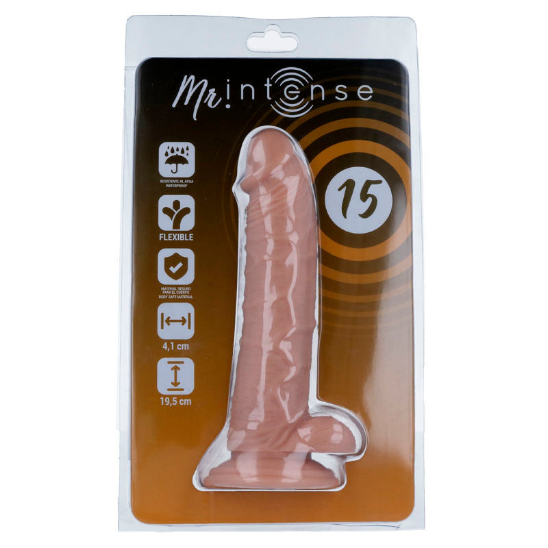 MR INTENSE - 15 BITES RÉALISTES 19,5 CM -O- 4,1 CM