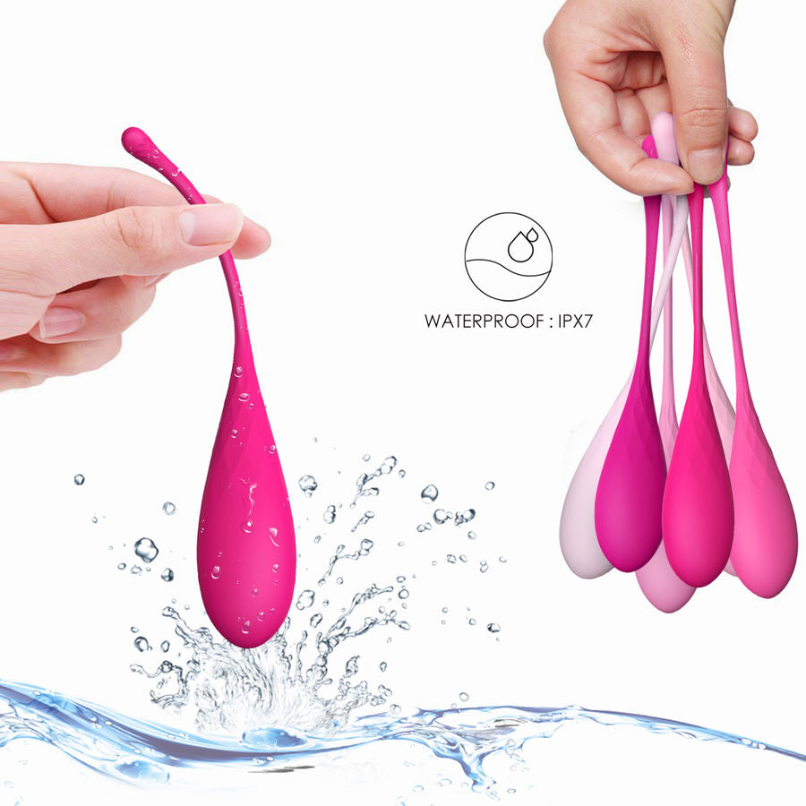 LESLIE - KEGEL FIT KIT D'ENTRAÎNEMENT DES MUSCLES PELVIENNES 6 POIDS