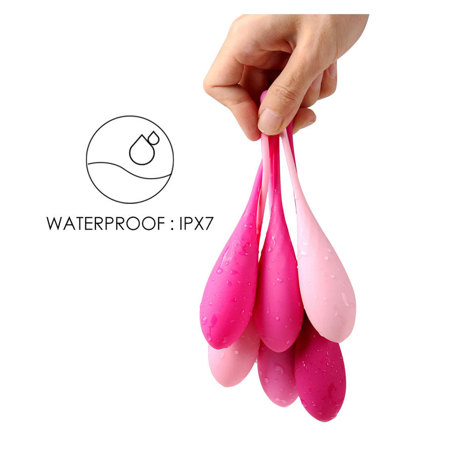 LESLIE - KEGEL FIT KIT D'ENTRAÎNEMENT DES MUSCLES PELVIENNES 6 POIDS