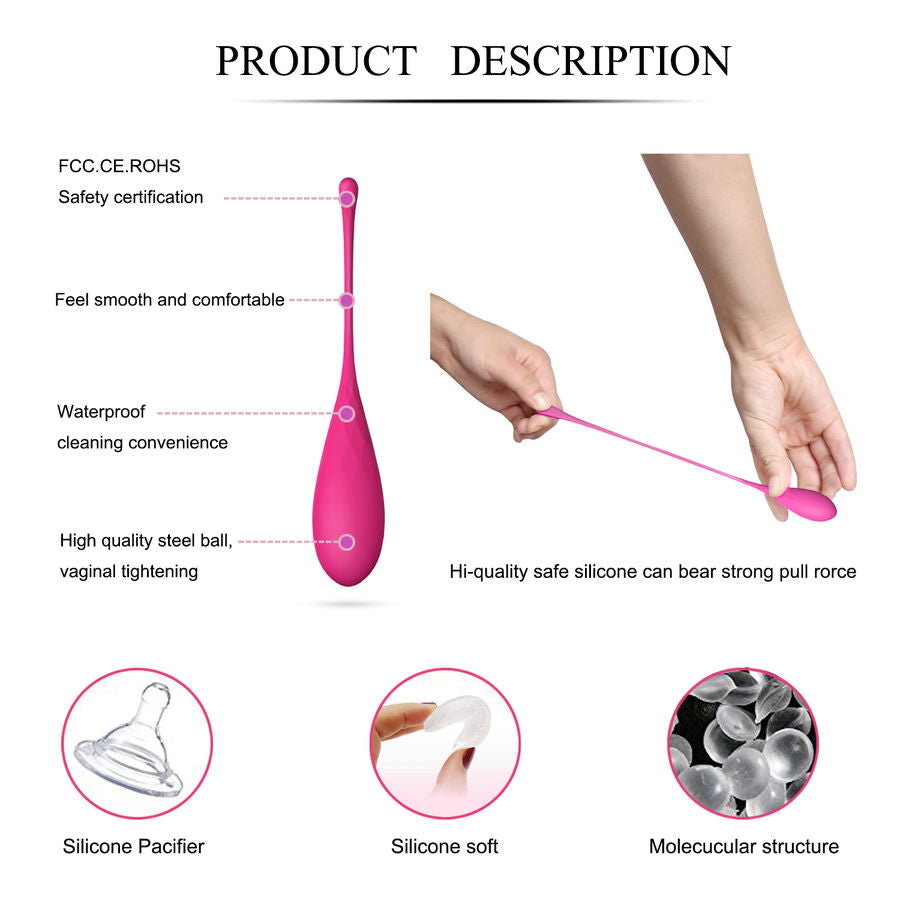 LESLIE - KEGEL FIT KIT D'ENTRAÎNEMENT DES MUSCLES PELVIENNES 6 POIDS