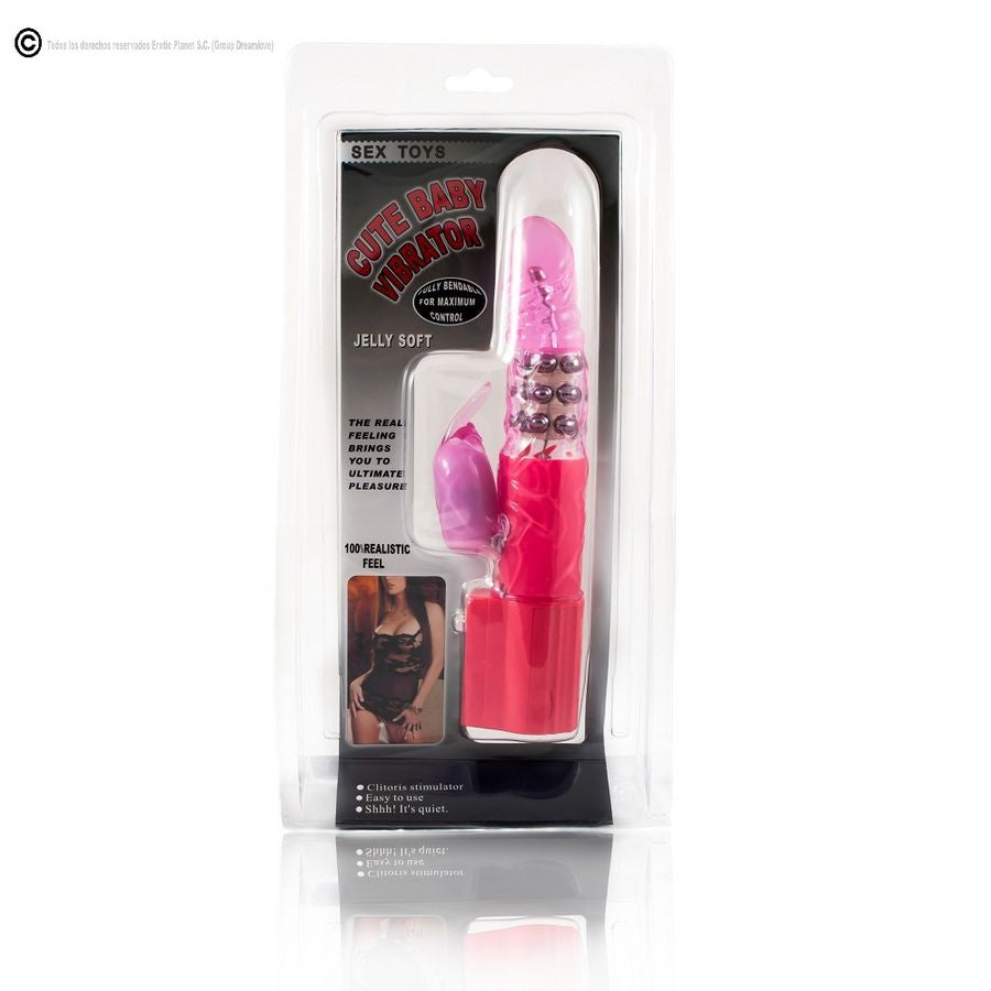 BAILE - ROTATEUR SUPERSTIMULATEUR PINK RABBIT