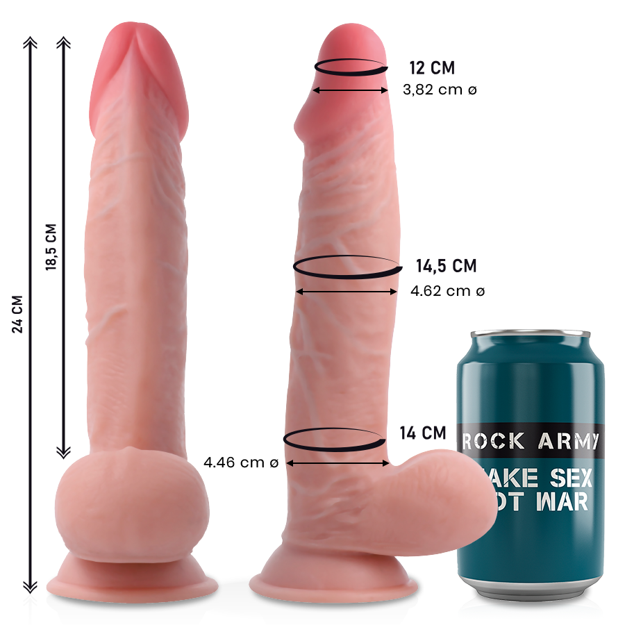 ROCKARMY - SHERMAN DOUBLE DENSITÉ 24 CM -O- 4,62 CM