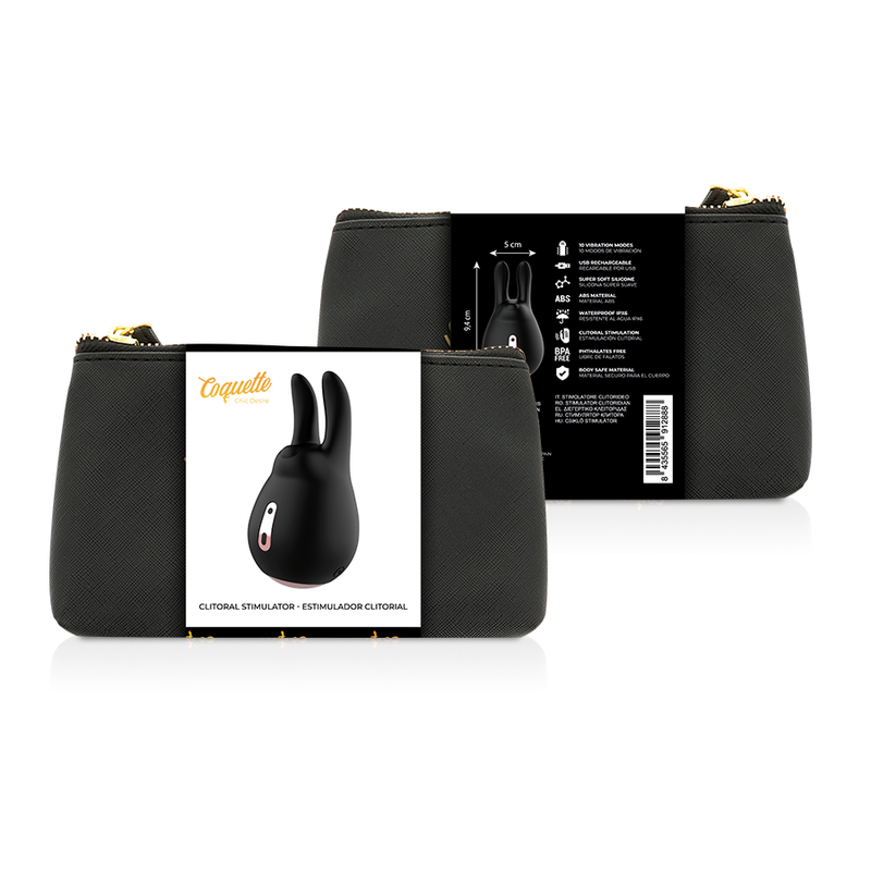 COQUETTE CHIC DESIRE - STIMULATEUR CLITORIMAL NOIR / OR