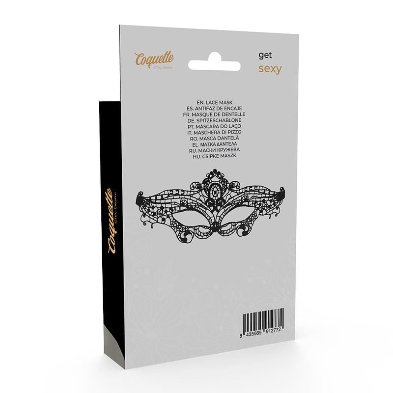 COQUETTE CHIC DESIRE - MASQUE DENTELLE NOIR