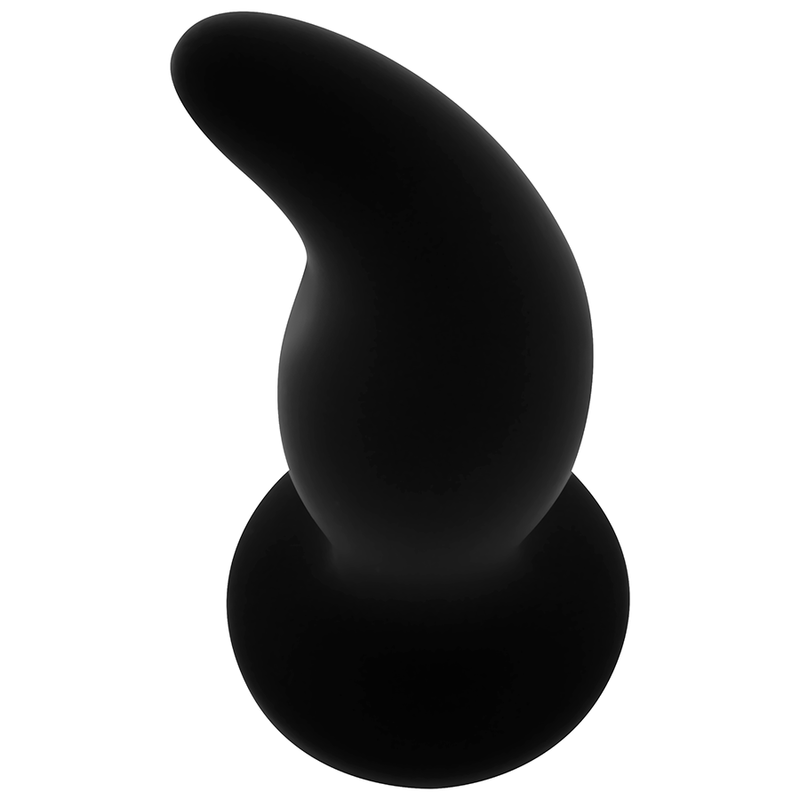 OHMAMA - PLUG ANAL COURBÉ EN SILICONE POINT P 12 CM