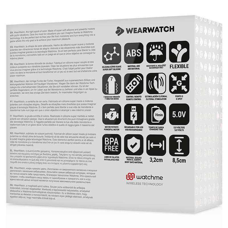 WEARWATCH - RELOJ DE DOBLE TECNOLOGÍA CON VIBRADOR ÍNDIGO/AGUA DE MAR