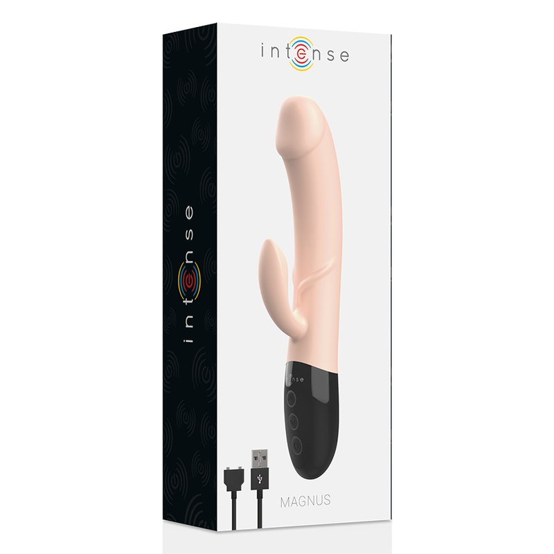 INTENSE - VIBRADOR RECARGABLE NATURAL DUAL MAGNUS
